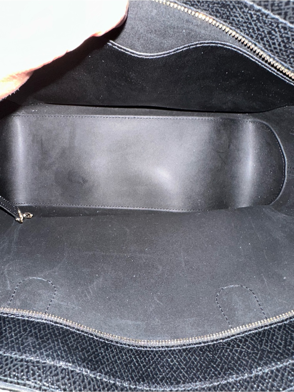 Longchamp Black Leather Tote Bag - Picture 5 of 6